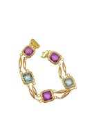 Armband Idee Preziose Gioielli Dame in Gelbgold Ametista IP.BK18M/2C - IP.BK18M/2C